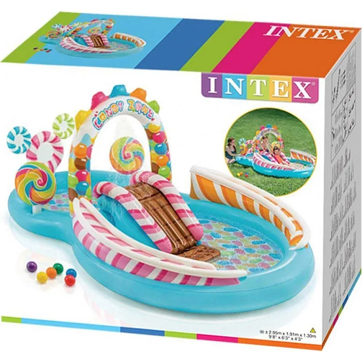 Игровой центр INTEX надувной "Сладости" 57149 г.295*191*130 см (Рез7149)