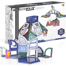 Магнитный конструктор Guidecraft PowerClix Explorer Архитектура, 52 детали (G9472)