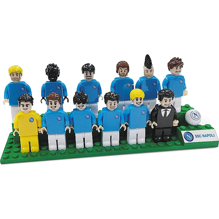 Ігровий набір Фігурки футболістів Bricks Team Napoli, Mondo, арт. 25595