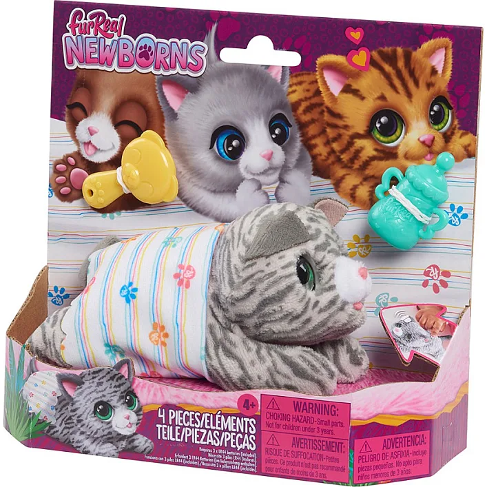 Интерактивная мягкая игрушка FURREAL серии "Newborns" &ndash; 28073 КОШЕНЕНКО (Мяг1593)