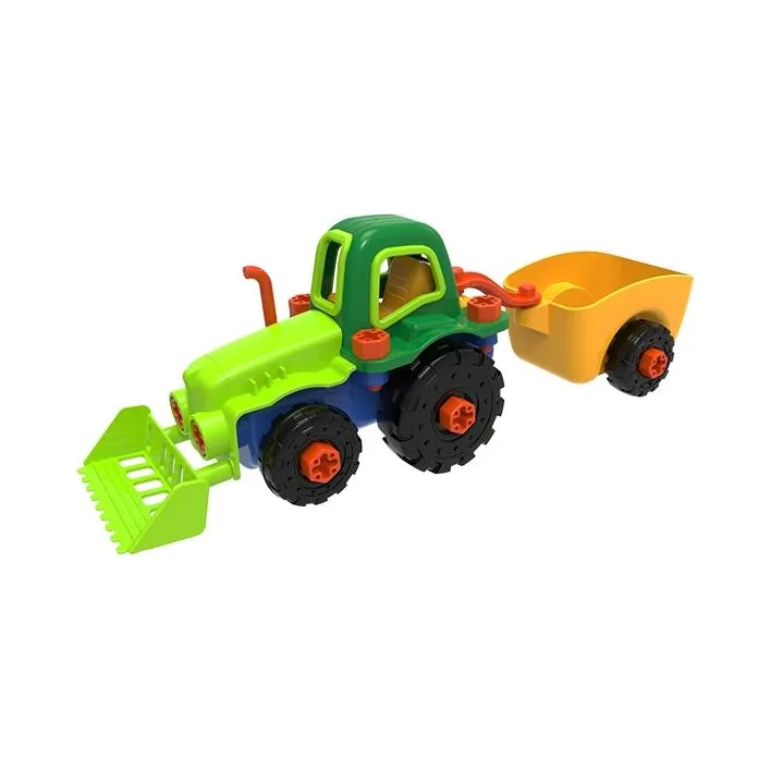 Конструктор Edu-Toys Трактор с шуруповертом 29 деталей (JS030)
