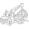 Детская раскраска ArtCraft Эвакуатор 25х30 см (15067-AC)