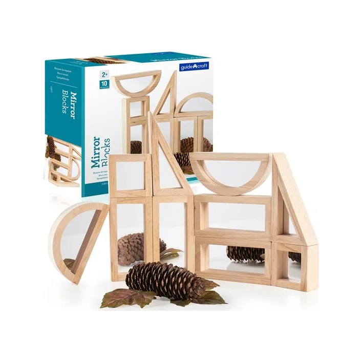 Кубики Guidecraft Block Play Зеркало, 14 см, 10 шт. (G3017)