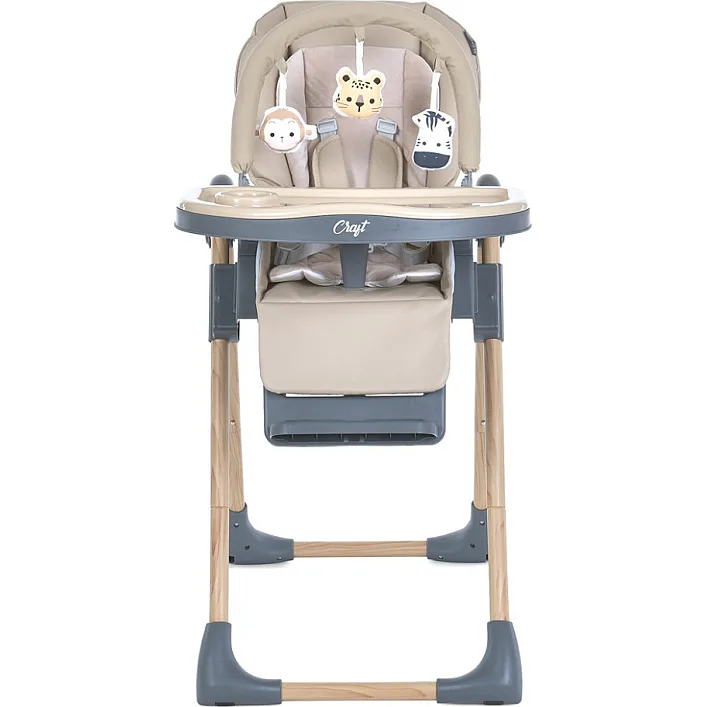 Стульчик для кормления CRAFT ME 1115-W Beige, до 15 кг