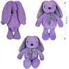 Игрушка мягконабивная. Зайка фиолетовая 33 см МС 080501-10 (Мяк5575)