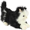 Мягкая игрушка Котенок черно-белый, лежащий, L. 25см, HANSA (8231)