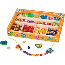 Набор для создания украшений Viga Toys Ожерелье из бабочек (58550)