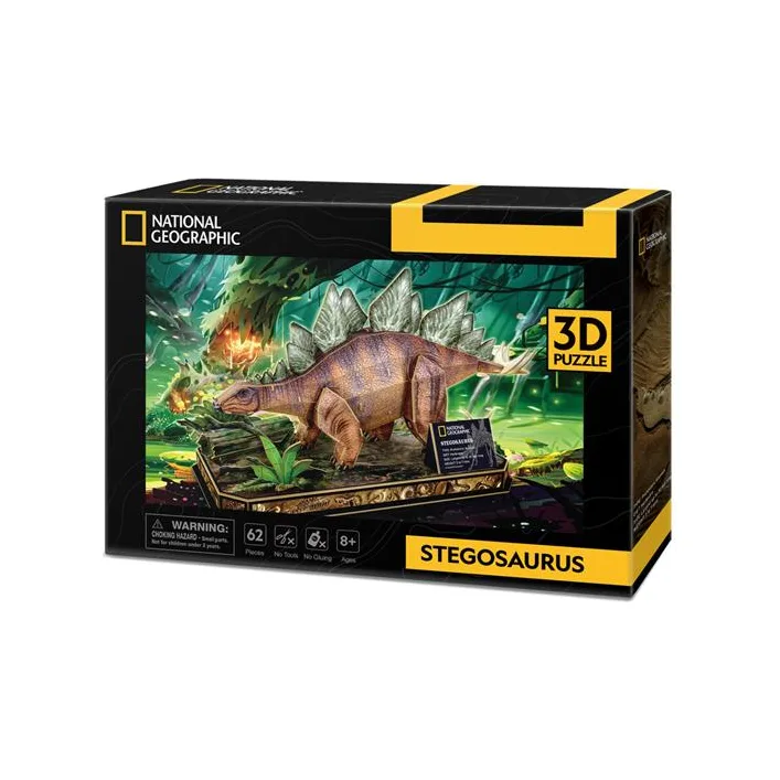 3D пазл CubicFun National Geographic Dino Стегозавр (DS1054h)