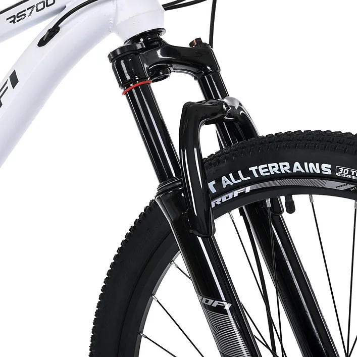 Велосипед SKD75 MTB 2605-2, 26 дюймов, стальная рама 16 Sunrun 24SP белый