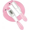 Швидкісна скакалка з лічильником EasyFit EF-1916-WP білий-рожевий