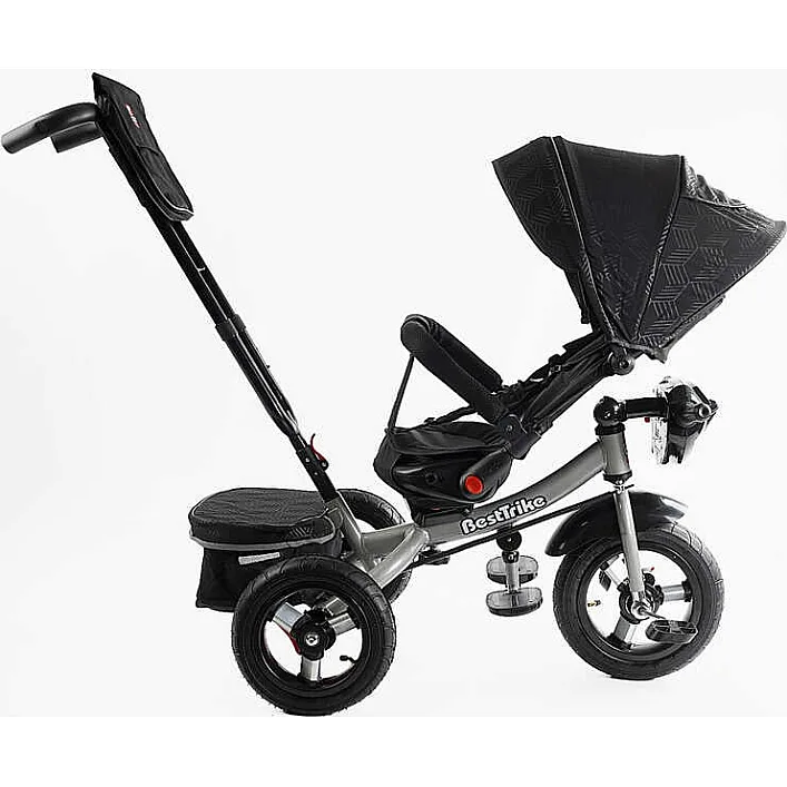 Велосипед 6088 F – 695-12 Best Trike (1) ПОВОРОТНОЕ СИДЕНИЕ, СЛОЖНОЕ КЕРМО, ФАРА МУЗЫКАЛЬНАЯ С USB,Bluetooth НАДУВНЫЕ КОЛЕСА, ПУЛЬТ ВКЛЮЧЕНИЯ СВЕТА И ЗВУКА