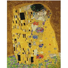 Алмазная мозаика "Густав Климпт. Поцелуй", 30х40 см