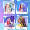 Ігровий набір з лялькою RAINBOW HIGH (РЕЙНБОУ ХАЙ) серії "Крейда для волосся та стиль" – АМАЯ