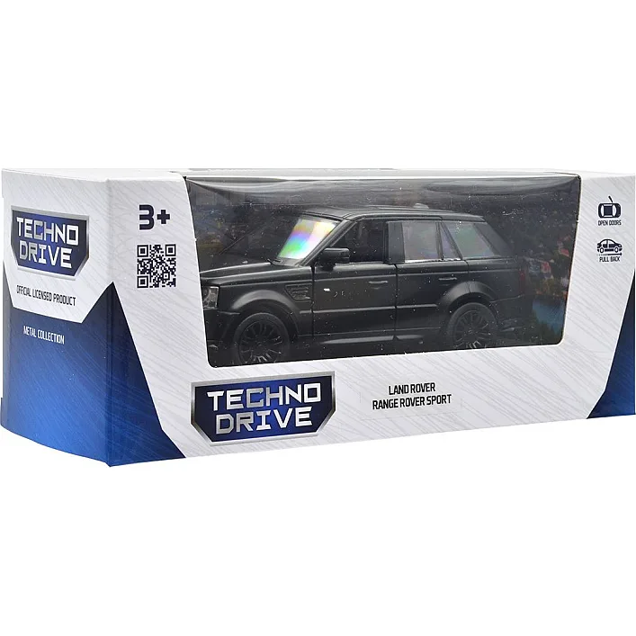 Автомодель - LAND ROVER RANGE ROVER SPORT (черный) 250342U (Маш4895)