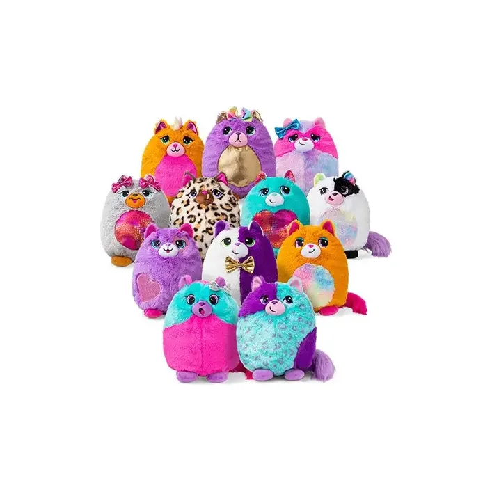 Мягкая игрушка, C2361 котики в колбе 6 шт дисплей бокс (Мяг2361)