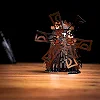 Коллекционная модель-конструктор Metal Time Mysterious Mill Мельница электронная двухцветная (MT054)