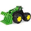 Машинка Трактор John Deere Kids Monster Treads с ковшом и большими колесами (47327)