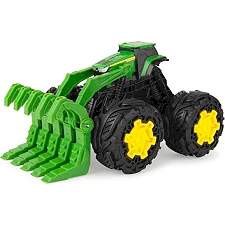 Машинка Трактор John Deere Kids Monster Treads с ковшом и большими колесами (47327)