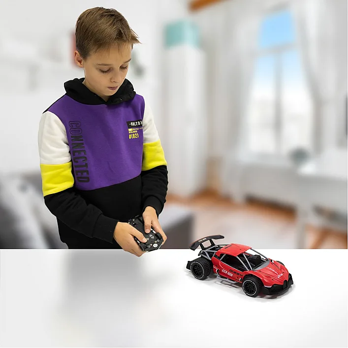 Автомобиль GESTURE SENSING на р/к с сенсорным управлением - DIZZY, красный, аккумулятор. 3,7V, 1:16 (Маш8322)