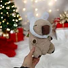 Мʼяка іграшка "Капібара з вушками" 25 см