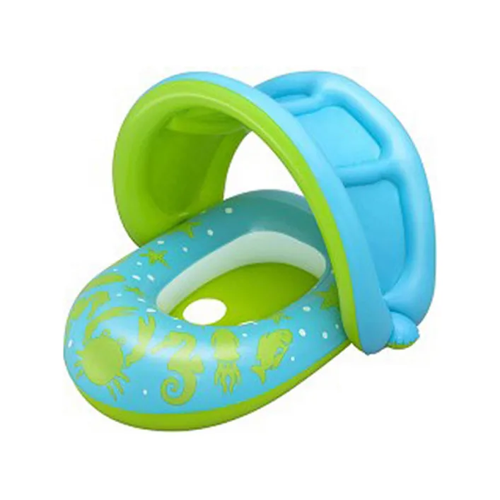 Детский надувной плотик 34091(Blue-Green) размер 80х85 см