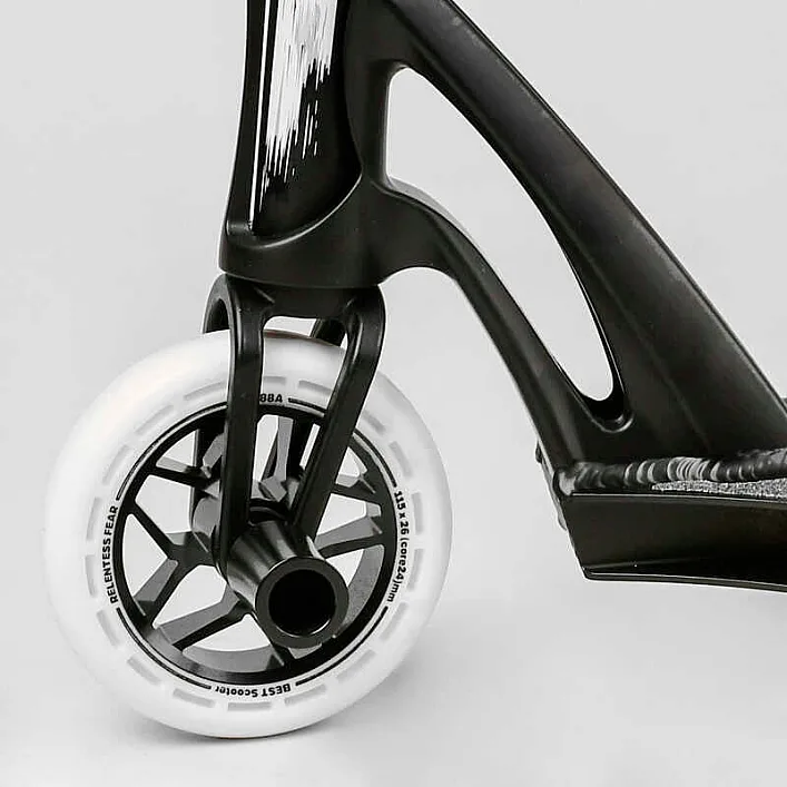 Самокат трюковый МТ-30377 Best Scooter (4) "FEAR", SCS-система, ПЕГИ, алюминиевый диск и дека, колёса PU, d=115мм, ширина руля 58 см