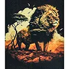 Алмазная мозаика "Король лев" 30х40 см