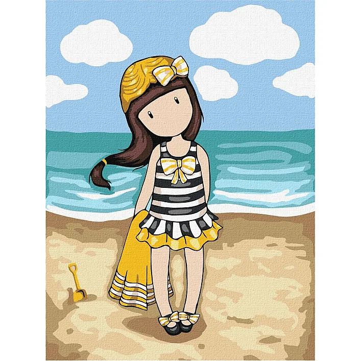 Картина за номерами "Beach Belle Santoro Gorjuss Collection" 30х40 см
