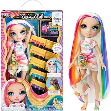 Игровой набор с куклой Rainbow High серии Мелки для волос и стиль – Амая