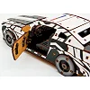Деревянный 3D конструктор "Muscle Car" Puz-00639 162 дет., белый цвет полиция р. модели 24*9*7 см PuzzleOk (Дер6394)