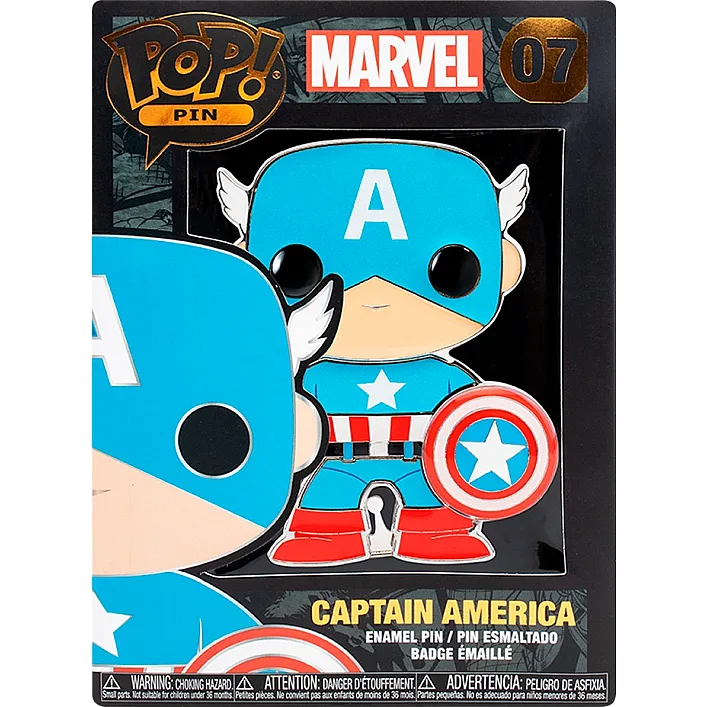 Пин Funko Pop серии «Marvel» – Капитан Америка