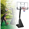 Стійка баскетбольна регульована inSPORTline Dunkster III 305 см, чорно-біла