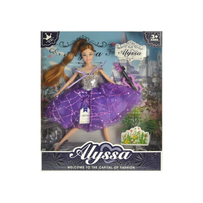 Лялька "Alyssa" в коробці 26025 р.33*28*6,5см (Лял2800)