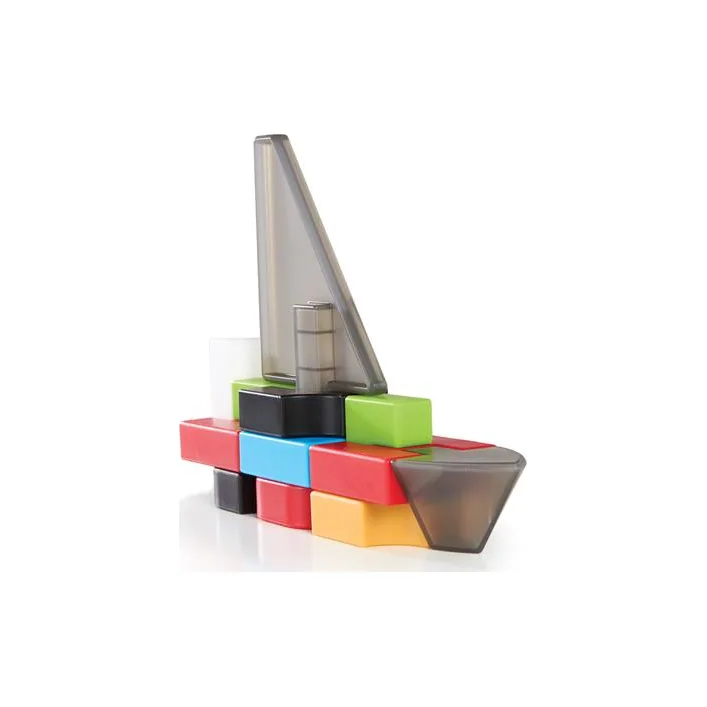 Конструктор Guidecraft IO Blocks Самолеты и корабли с дополненной 3d реальностью, 59 деталей (G9608)