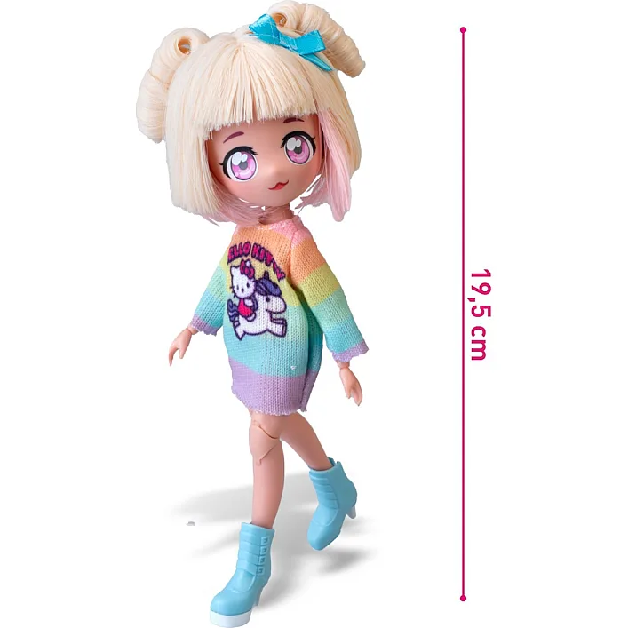 Игровой набор 4SF Manga Dolls серии Hello Kitty – Стильная Конфетка-единорог
