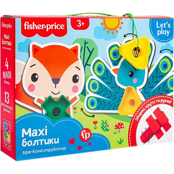 Гра-конструктор "Fisher Price. Maxi-болтики" VT2905-23 VladiToys (Нас1944)