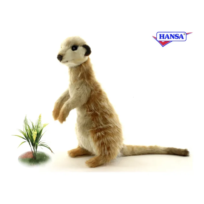 Мягкая игрушка Сурикат, сидящая высота 32см, Hansa (4576)