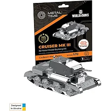 Коллекционная модель-конструктор Metal Time World of Tanks танк Cruiser Mk III (MT064)