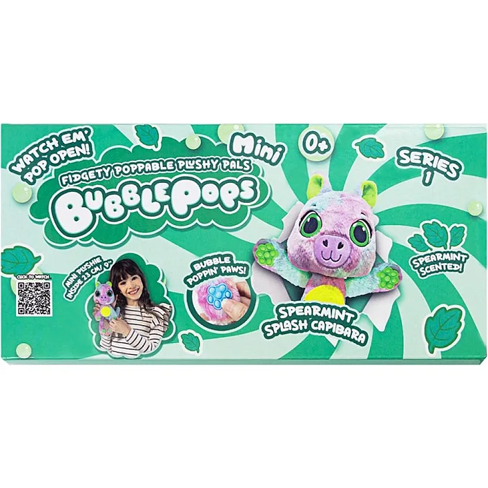 Мягкая игрушка с ароматом "Bubble Pops мини. Мятная капибара" (20 см)