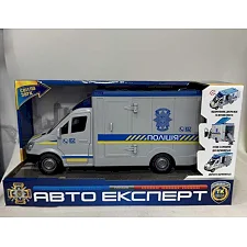Машинка ТК-73429 (24) "TK Group", ОТЗУЧ УКРАИНСКИМ ЯЗЫКОМ, звук, подсветка, в коробке
