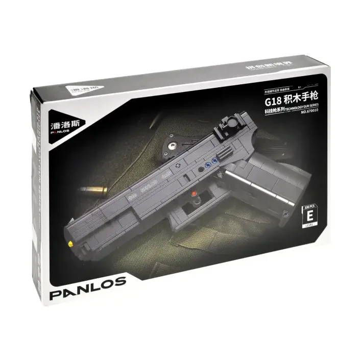 Конструктор "Пистолет G18" 336дет. 670010 р.33*6*21см (Кон6710)