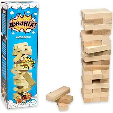Развлекательная игра "Джанга, 54 бруска" 24 STRATEG (Нас2424)