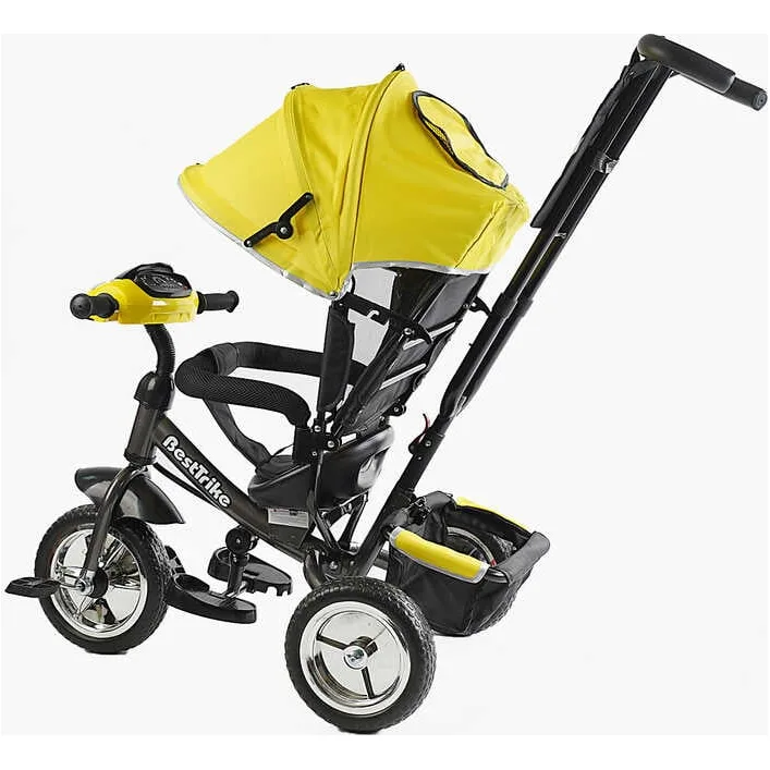 Велосипед 3-х колесный 6588 / 62-119 Best Trike (1) КОЛЕСО ПЕНА, d=25см переднее, d=20см задние, фара музыкальная, USB, Bluetooth, в коробке