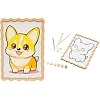 Картина по номерах Puz-22941 "Коргі" дерев'яна, формат А4 PuzzleOk (Нас2948)
