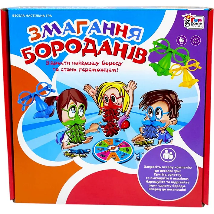 Настольная игра "Соревнования бороданов" на украинском языке, в коробке