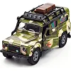 Игровой набор – LAND ROVER DEFENDER МИЛИТАРИ (с лодкой) 520191.270 TechnoDrive (Маш1986)