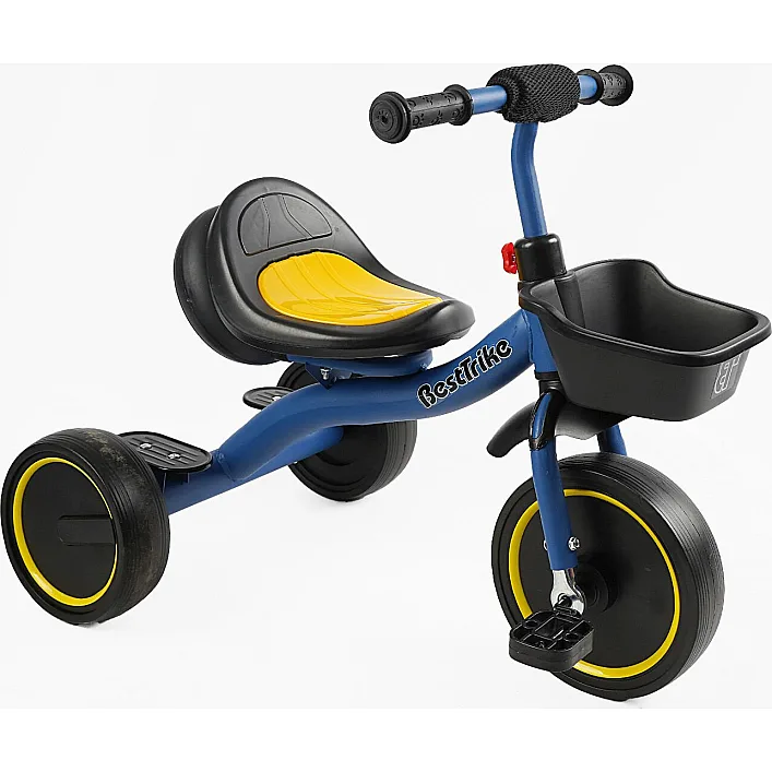 Велосипед 3-х колесный BS-45602 "Best Trike" (1) колеса EVA переднее 10&rsquo;&rsquo;, заднее 8&rsquo;&rsquo;, стальная рама, УКР.ОВЗУЧИВАНИЕ, свет, корзина, в коробке