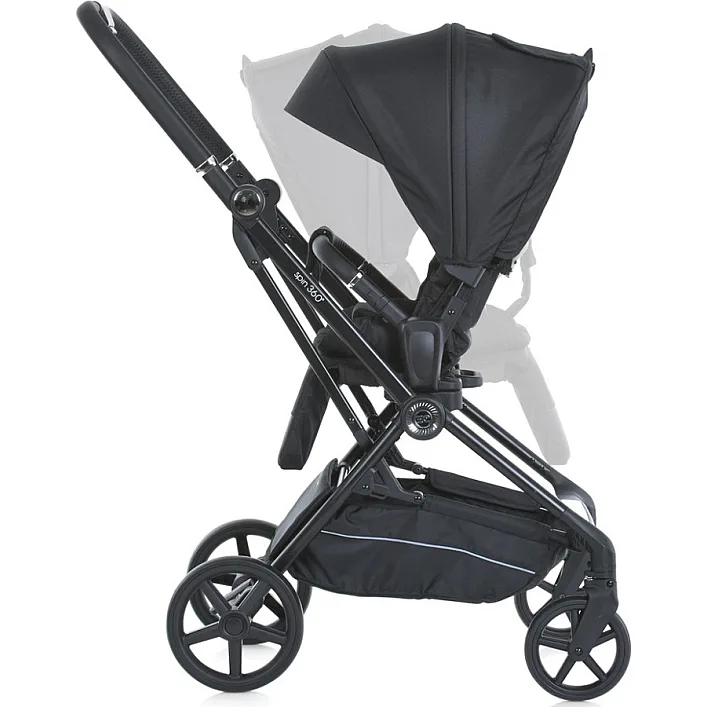 Коляска детская прогулочная SPIN 360 ME 1138 Black