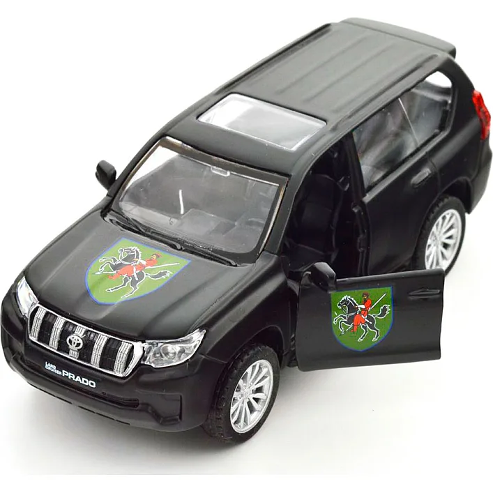 Автомодель серии Шевроны Героев - TOYOTA LAND CRUISER PRADO - 110 ОМБР (Маш6915)