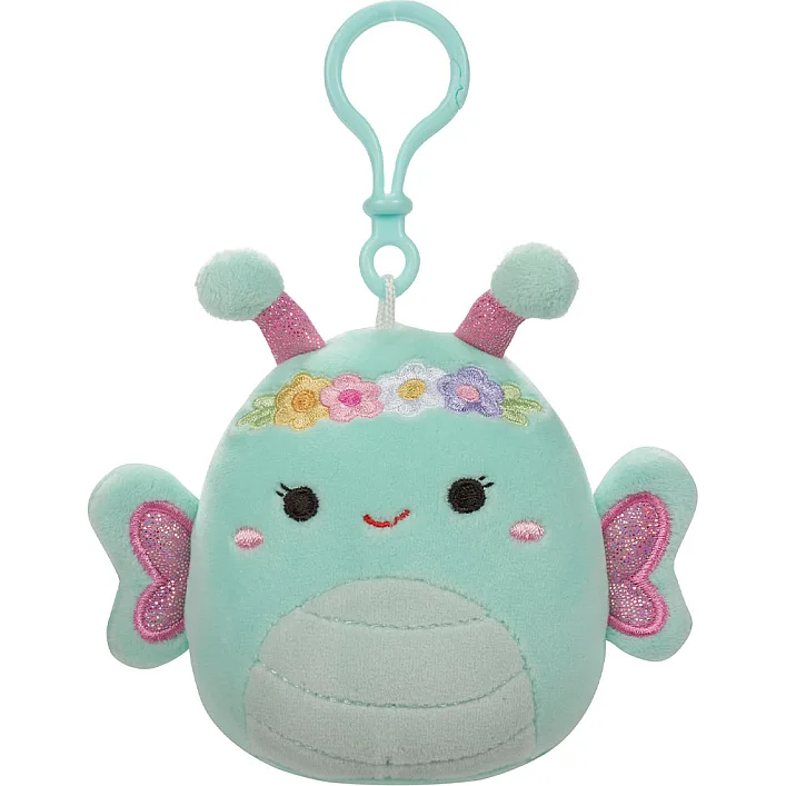 М'яка іграшка на кліпсі SQUISHMALLOWS - МЕТЕЛИК РЕЙНА (9 cm)